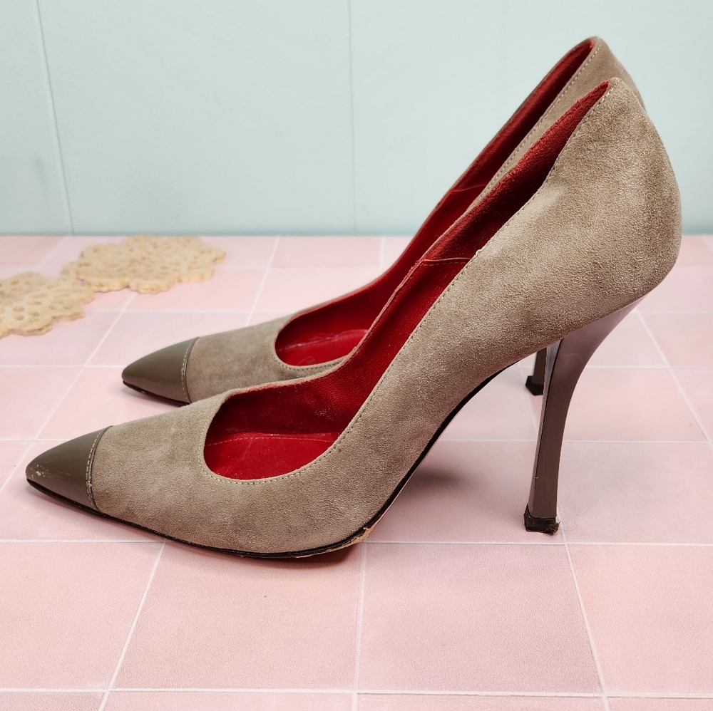 Cesare Paciotti Suede Pumps - Picture 7 of 10